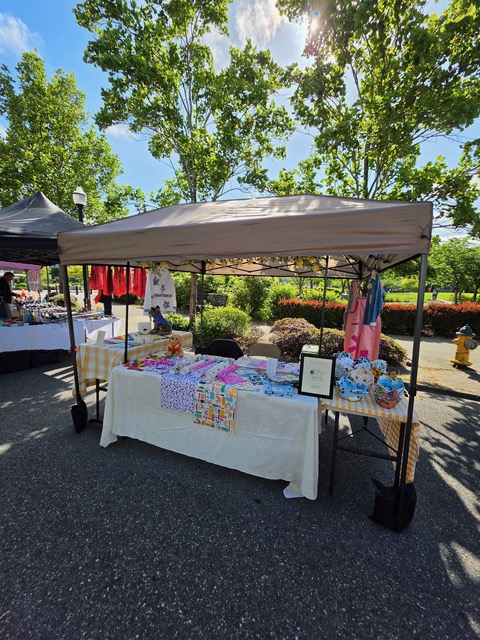 The Tiny Terra booth at Burien Farmer's Market